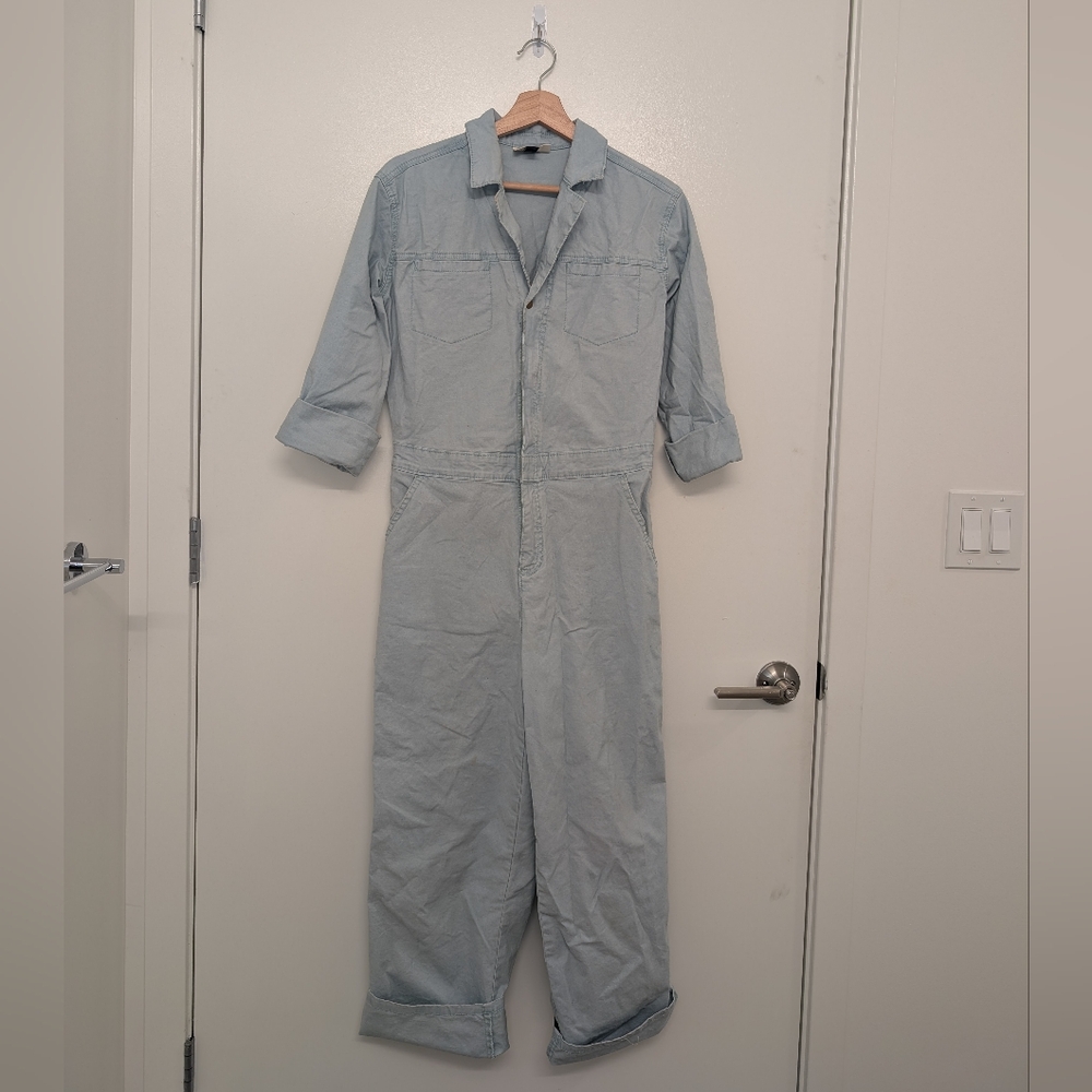 Universal Thread Blue Cotton Jumpsuit